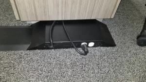 tips for hiding cables in a conference room